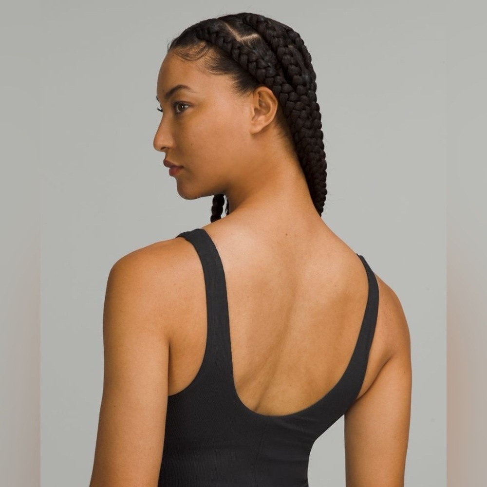 Lululemon Black Ribbed Micro-Modal Tank Top - Picture 4 of 12